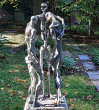 Bronzeplastik Totentanz von Helene Denzler-Thut